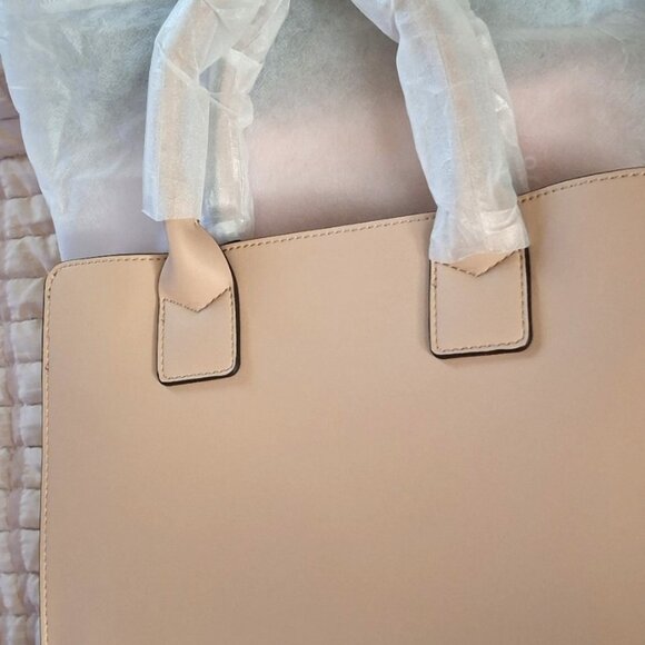 WOMENS LEATHER KEYLI HANDBAG, MEDIUM , CROSSBODY, PINK - Picture 4 of 4